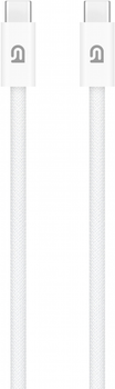 Кабель ArmorStandart AMQKJ3ZM Type-C to Type-C 1 м White (ARM72698)