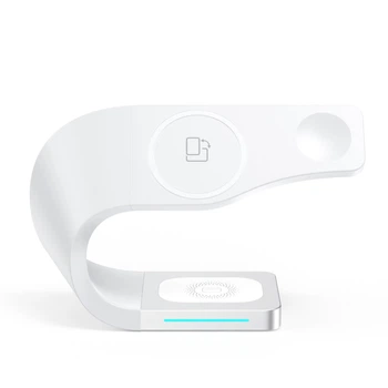 Беспроводная док-станция 4-в-1 MagSafe Open Wireless Era LFX-178 3.0А (15W) White