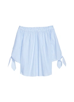 Блуза H&M 32 Блакитний 0578020_бел.пол.завязк_02