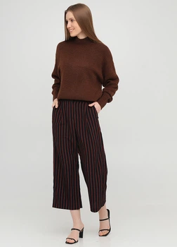 Брюки Monki 34 Темно-синий 0477364_тем.син.коричь.полоски_14