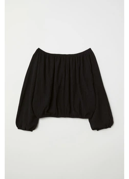Блузка H&M XS Чорний 0674735_год_02