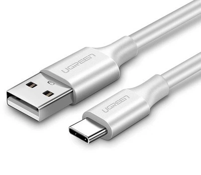 Кабель зарядный Ugreen Type-C 3A 1.5 м Silver (US287)