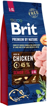 Сухий корм для літніх собак Brit Premium Senior L+XL
