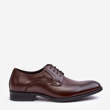 Чоловічі туфлі Harene 41 Темно-коричневі (5905677965711)