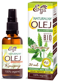 Naturalny olej do ciała Etja Bio Konopny 50 ml (5908310446103)