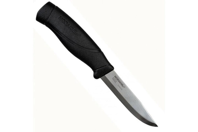 Туристичний ніж з чохлом, нержавіюча сталь Morakniv Companion Heavy Duty Black 13159