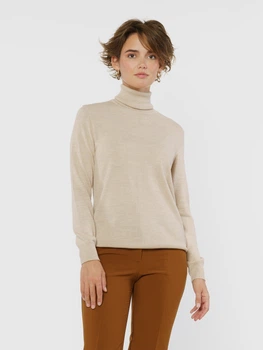 Светр жіночий бежевий Arber Roll-neck WD WTRK-95 XS бежевий (W10.11.16.331)