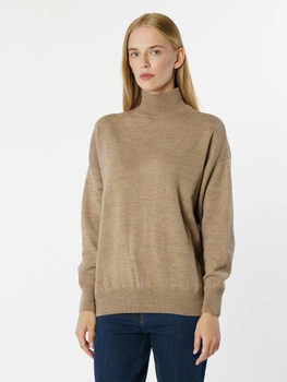 Светр жіночий бежевий Arber T-neck WAmb WTR-118.1 XL бежевий (W10.25.16.241)