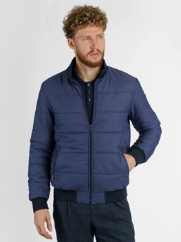 Куртка-бомбер чоловіча синя Arber Varsity Jacket H19 48 зріст 5 синій (M08.09.09.231)