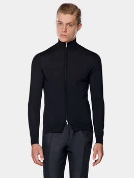 Кофта чоловіча чорна Arber Zipper-cardigan N-AVT-93 S зріст 4 чорний (M10.17.02.331)