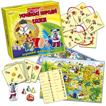 Настольная игра для детей с фишками Мастер MKB0152 B Украинские народные сказки (MKB0152-RT)