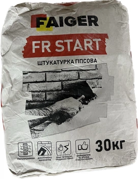 Штукатурка гипсовая стартовая FAIGER 30 кг