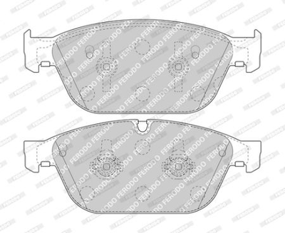 Гальмiвнi колодки, к-кт. Ferodo FDB4969