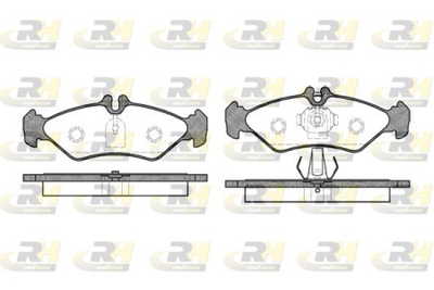 Колодки дискові гальмові, к-кт. RoadHouse 2579.00