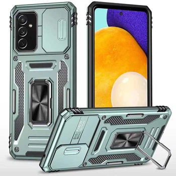 Ударостійкий чохол Camshield Army Ring Samsung Galaxy A34 5G Зелений/Light Green