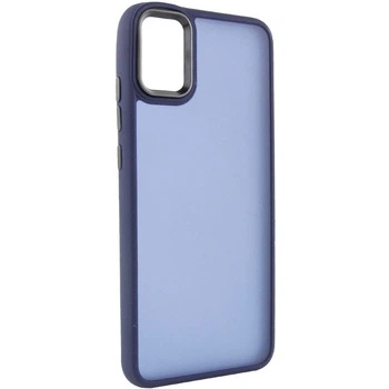 Чохол на Samsung Galaxy A05 / для самсунг-галаксі А05 с кольоровим бортом Navy Blue