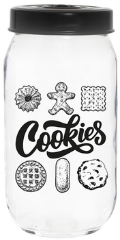 Банка Herevin Jar-Black Cookies 1 л (171541-001)