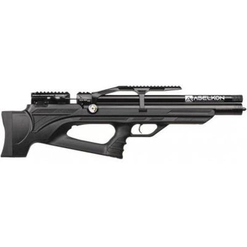 Пневматична гвинтівка Aselkon MX10-S Редукторна Black (1003770)
