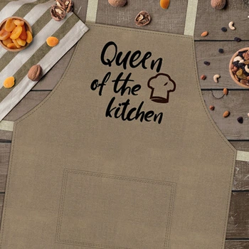 Фартух Presentville з написом Queen of the kitchen (FRT_19N017_CAP)