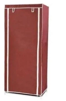 Шафа тканинна розкладна Stenson 75х45х150 см R30899 wine red