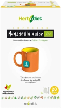 Трав'яний чай Novadiet Manzanilla Eco 20 шт (8425652062558)