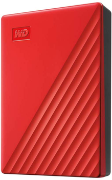 Жорсткий диск Western Digital My Passport 4TB WDBPKJ0040BRD-WESN 2.5" USB 3.0 External Red (0718037870236)