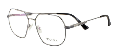 Оправа для окулярів жіноча, чоловіча металева Consul 581 C3