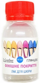 Лак фінішне покриття для шкіри DrLeather Глянцевий 40мл