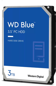 Жорсткий диск Western Digital Blue 3TB 5400rpm 256МB WD30EZAZ 3.5 SATA III (0718037859484)