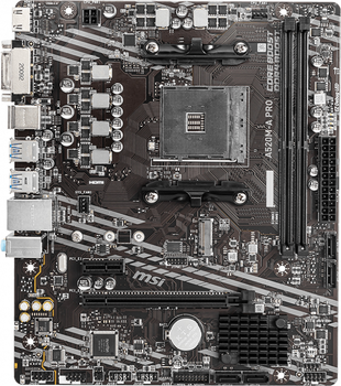 Материнська плата MSI A520M-A Pro (sAM4, AMD A520, PCI-Ex16)