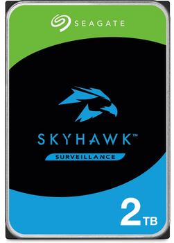 Жорсткий диск Seagate SkyHawk 2TB 5400rpm 256MB ST2000VX017 3.5" SATAIII (8719706028240)
