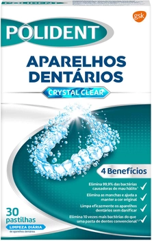 Чистильні таблетки Dent Polident Aparatos Dentales 30 таблеток (5054563108203)