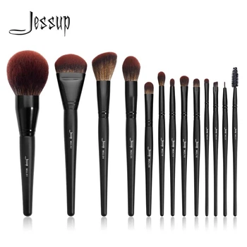 Набір пенлів для макіяжу (13 шт) Jessup beauty Black Phantom Collection T300