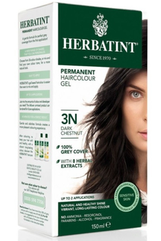 Гель-фарба для волосся з окислювачем Herbatint 3N Dark Chestnut 150 мл (8016744805087)