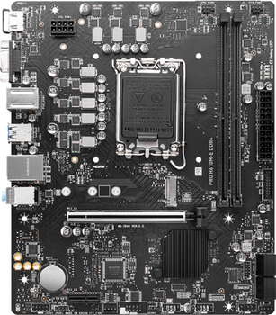 Материнская плата MSI Pro H610M-E DDR4 (s1700, Intel H610, PCI-Ex16)