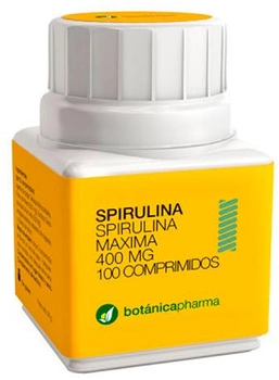 Suplement diety Botanicanutrients Spirulina 400 mg 60 kapsułek (8435045200115)