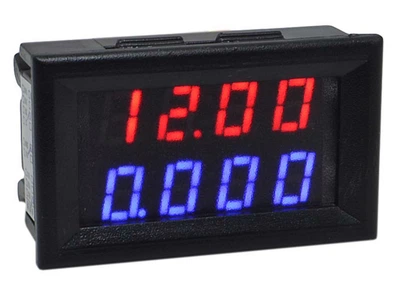Вольтметр амперметр Vktech Цифровой 0-100В 0-10А (1003-389-00)
