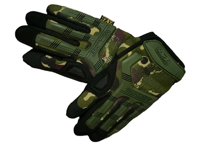 Перчатки с пальчиками Mechanix Wear ХЛ Мультикам