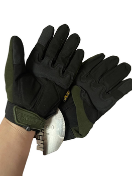 Перчатки с пальчиками Mechanix Wear L Олива