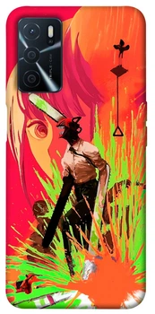 TPU чохол Demsky Anime evolution 5 Людина-бензопила (Chainsaw Man) для Oppo A54s