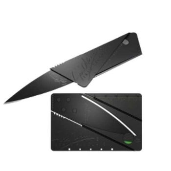 Складной портативный нож Sinclair Card Sharp в виде кредитки в подарочной упаковке,черный
