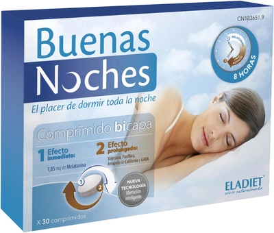 Suplement diety Eladiet Buenas Noches 30 tabletek (8420101215714)