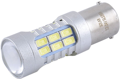 Светодиодные лампы Solar Electric 2835 Canbus Non-Polar 12-24 В S25 BA15s 27SMD White 2 шт (SL1395)