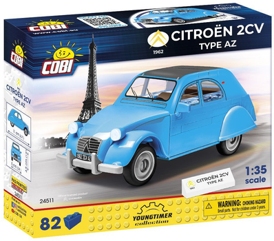 Klocki konstrukcyjne Cobi Toys Citroen 2CV Type AZ 1962 (5902251245115)