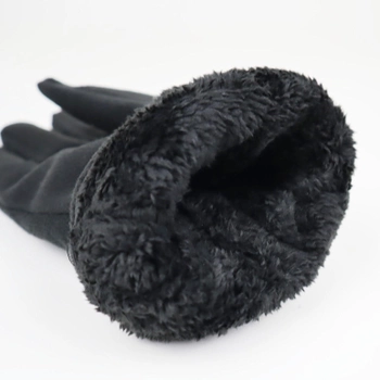 Перчатки мужские флисовые двойные зимние с фиксацией на запясьте
