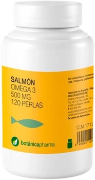 Suplement diety Botanicapharma Salmon Oil Omega 3 500 mg 120 pereł (8435045200399)