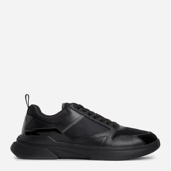 Sneakersy skórzane na platformie do kostki męskie Calvin Klein HM0HM01044-0GM 44 Czarne (8720108201254)