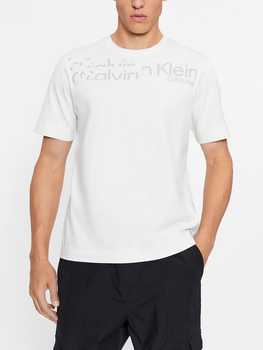 Koszulka męska basic Calvin Klein 00GMF3K141-DE0 L Szara (8720108330879)