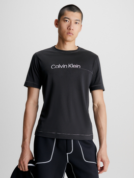 Koszulka męska basic Calvin Klein 00GMF3K133-BAE S Czarna (8720108331869)