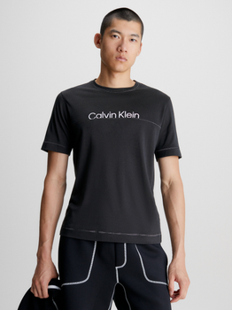 Koszulka męska basic Calvin Klein 00GMF3K133-BAE M Czarna (8720108331876)